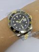 Swiss Rolex Submariner 2-Tone Black Diamond Ceramic Bezel watch (8)_th.JPG